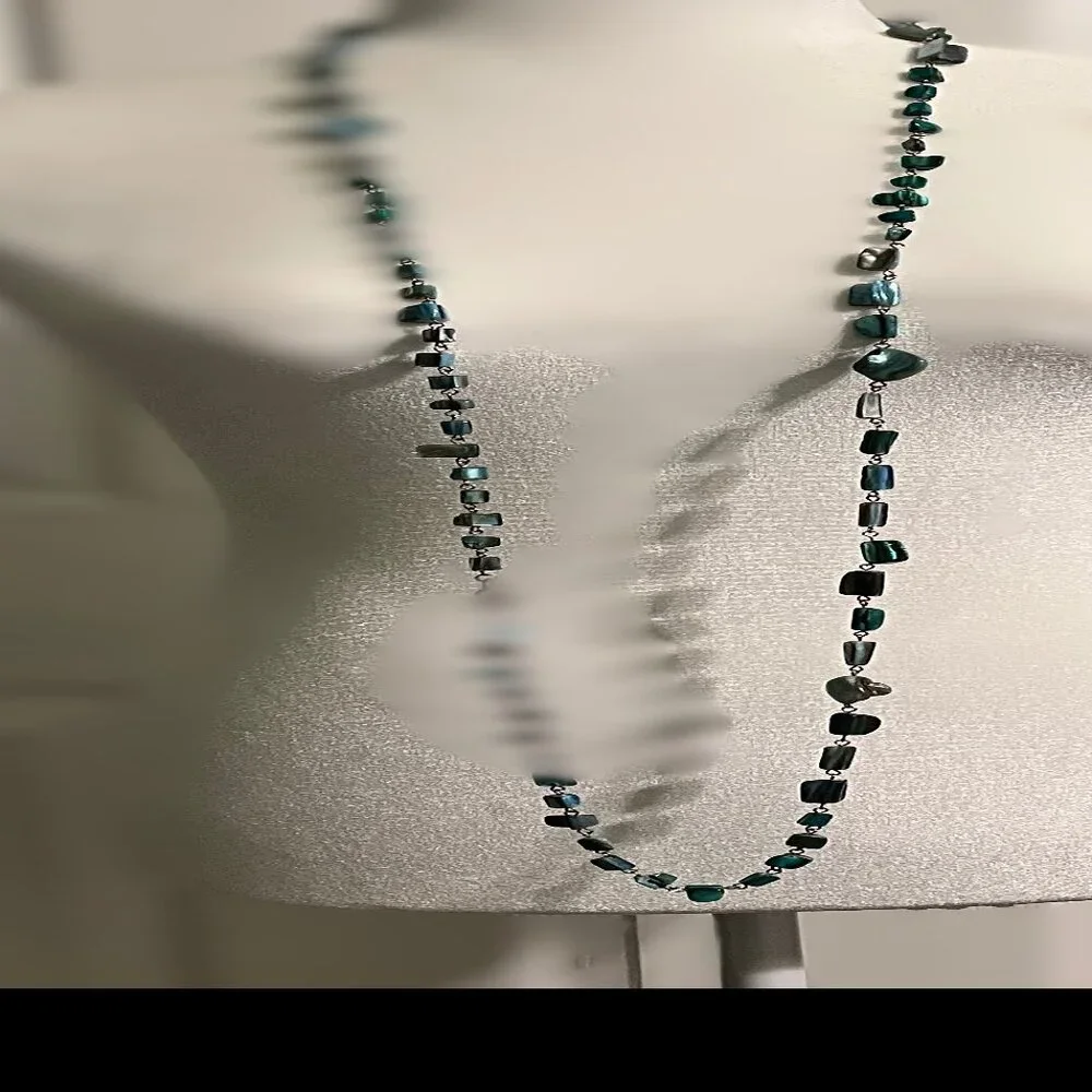 Abalone Beaded Necklace - Picture 3 of 3